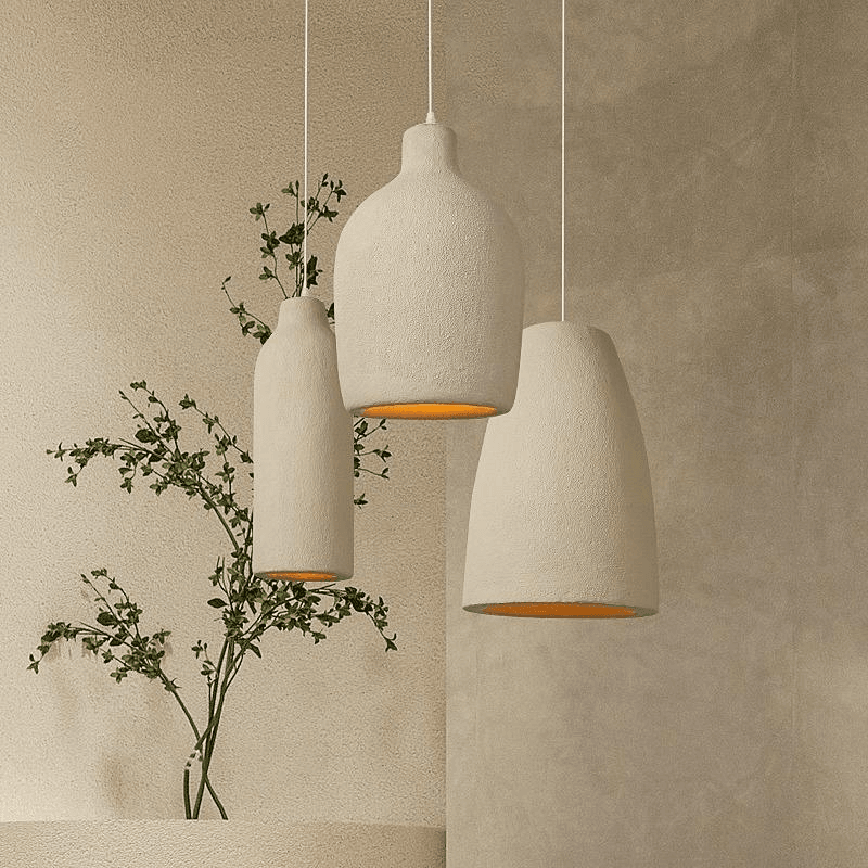 Oriental Aesthetic Wabi Sabi Lamp Wabi Sabi Light Lamp Chandelier for Kitchen Island Lighting Pendant, operation11