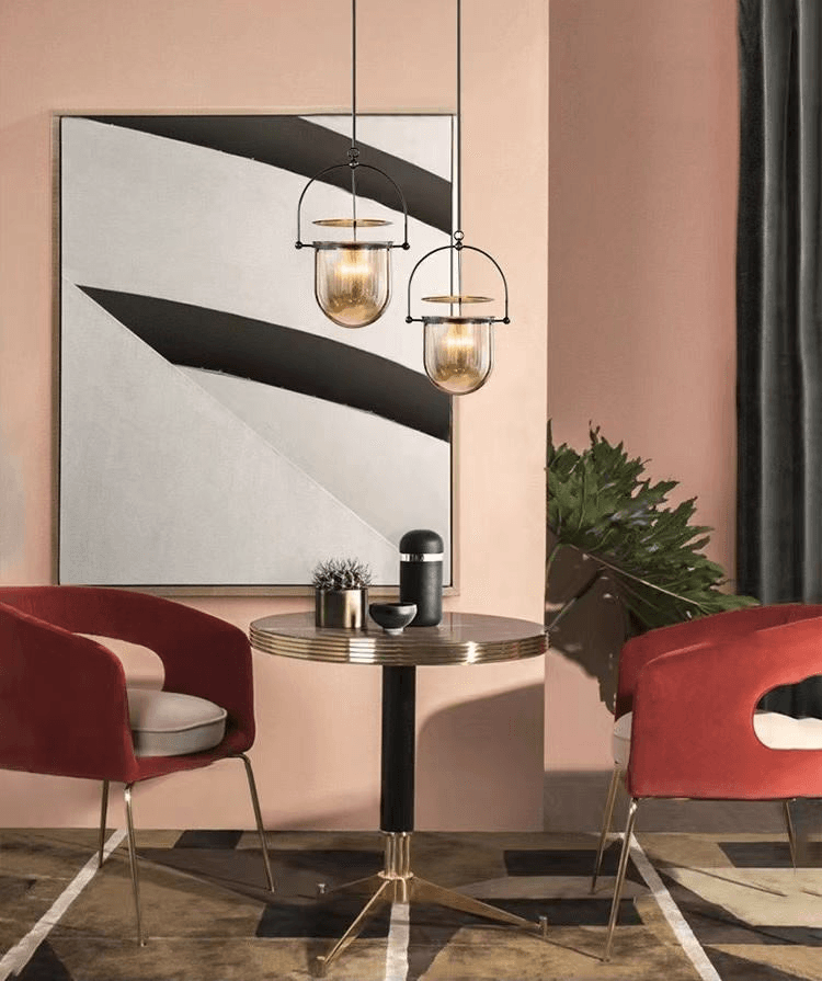Modern Simplicity LED Chandelier for Home Hotel Luxury Glass Lamp Villa Luxe Decoratie Huis Modern Pendant Light, operation11