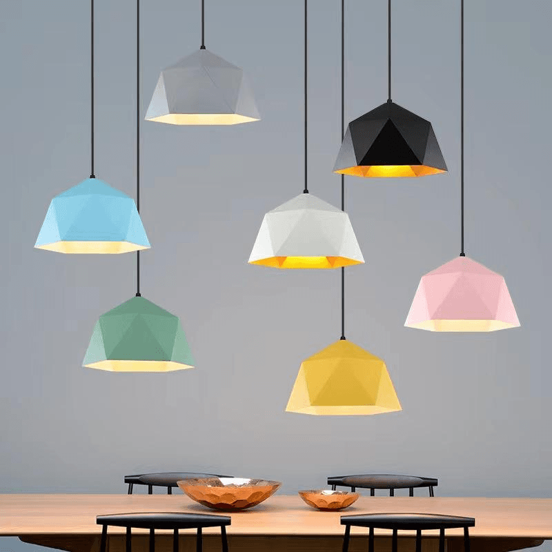 Modern Dining Room Chandelier Pendant Light Simple Hanging Light Metal Material for Dining Room Home Lighting, operation11