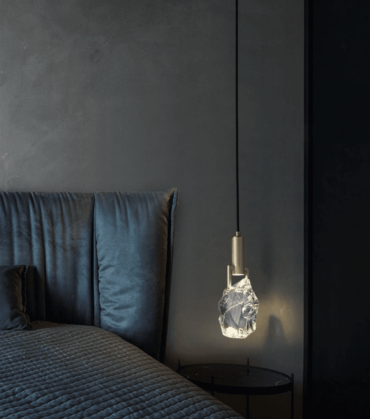 Dining Room Chandelier Modern Simple Light Luxury Crystal Bedside Lamp Creative Decoration Chandeliers&pendant Light, Nordic Luxury Gold Crystal Pendant Light PL0918-21, Dimmable, operation11