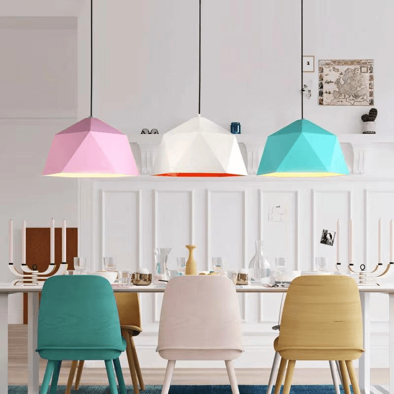 Modern Dining Room Chandelier Pendant Light Simple Hanging Light Metal Material for Dining Room Home Lighting, operation11