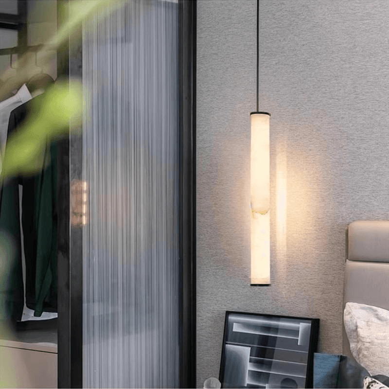 Kitchen Island Coffee Dining Table Led Linear Long Alabaster Luxury Chandelier Marble Pendant Light, Linear Long Alabaster Marble Pendant Light | Luxury LED Chan, operation11