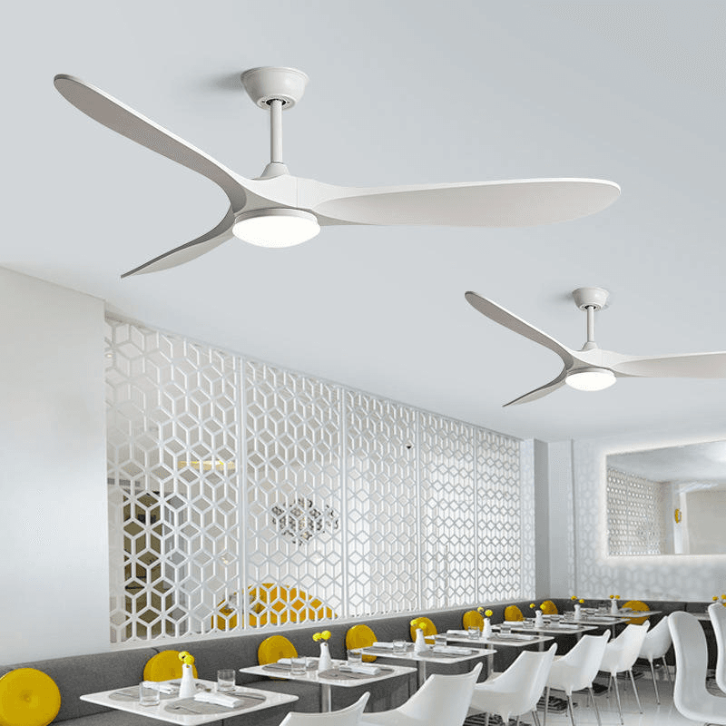 New Style Nordic Luxury 52 Inch Solid Wooden 3 Blade Modern Motor Mute Ceiling Fan Light, Deep Walnut Ceiling Fan With Light PL0918-08, Remote 3-Speed, operation11