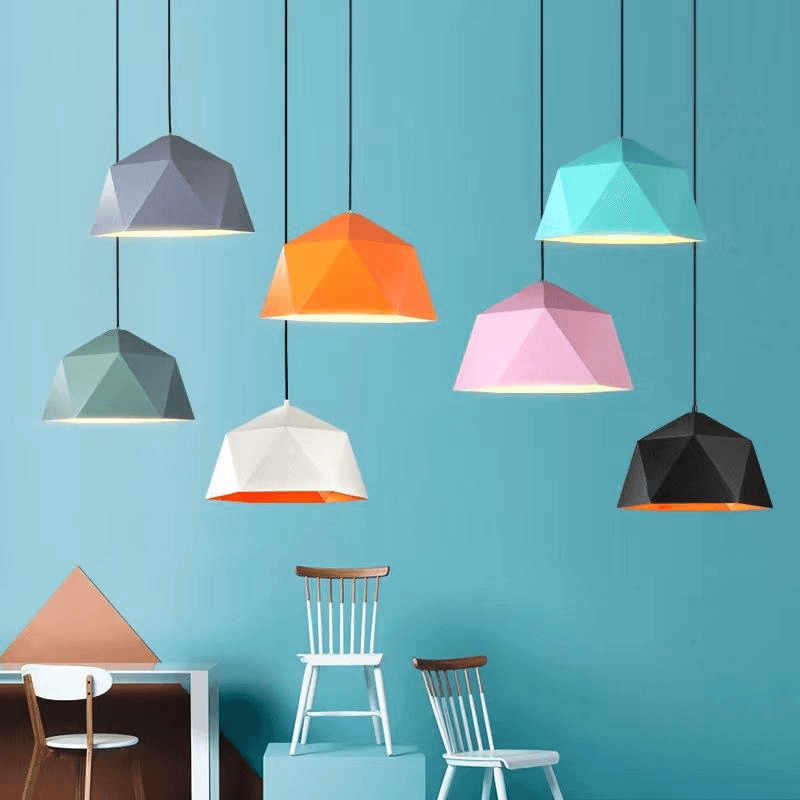 Modern Dining Room Chandelier Pendant Light Simple Hanging Light Metal Material for Dining Room Home Lighting, operation11