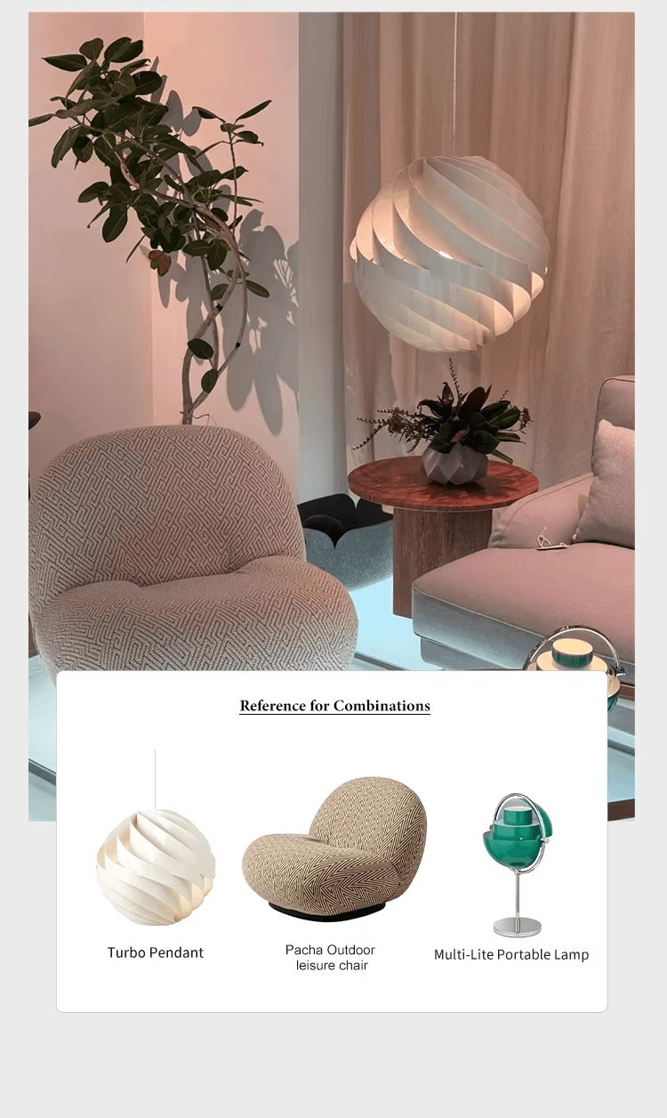 ersonalized Creativity Aluminum Material Chandelier Villa Dining Room Bedroom Led Pendant Lamp, Spiral Aluminum LED Pendant Lamp, operation11