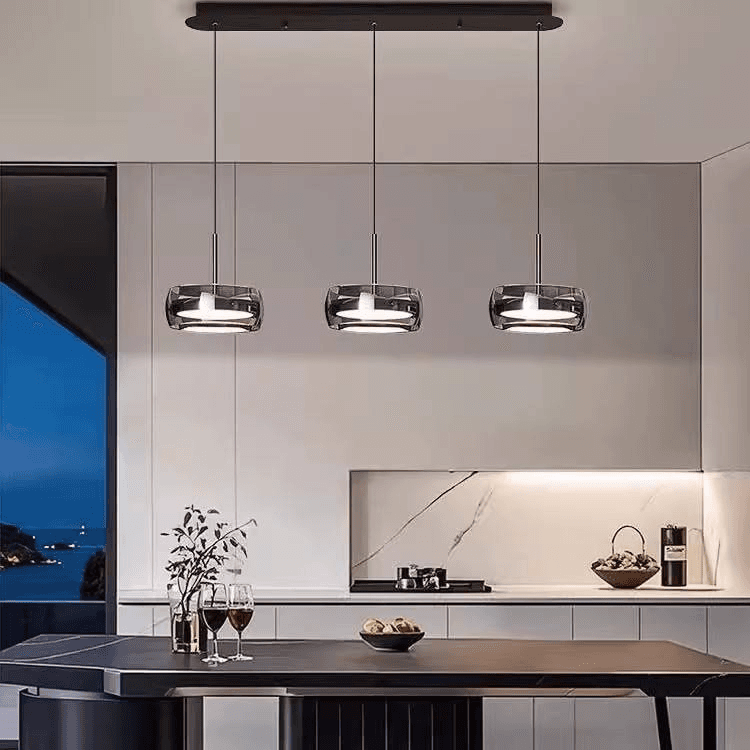 Italian Luxury Dining Table Island Pendant Chandelier High-end Modern Glass Lamp Hot-selling Cross-border for Hanging, Italian Glass Chandelier Pendant Light, operation11